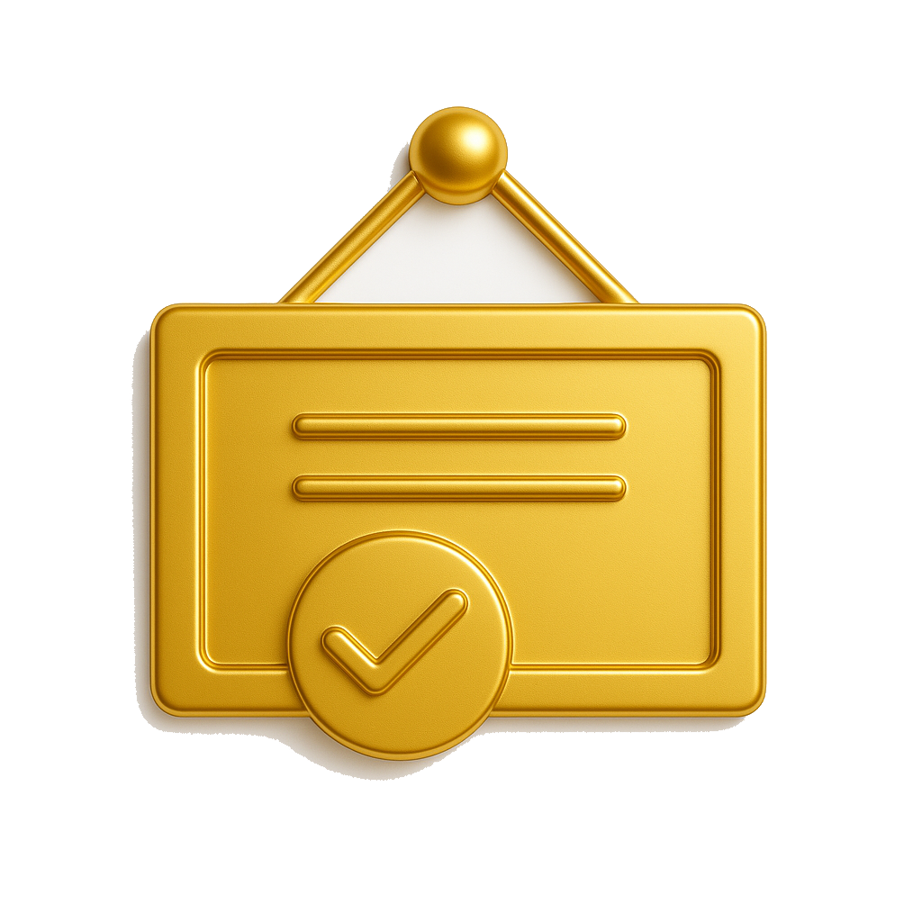 Hanging of Licenses icon